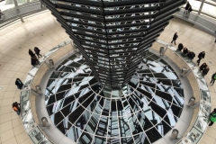Bundestag - Reichstag in der Glaskuppe