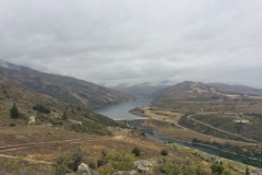 Blick vom Lockout auf dem Staudamm